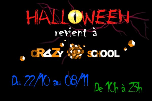 Halloween revient à Crazyschool